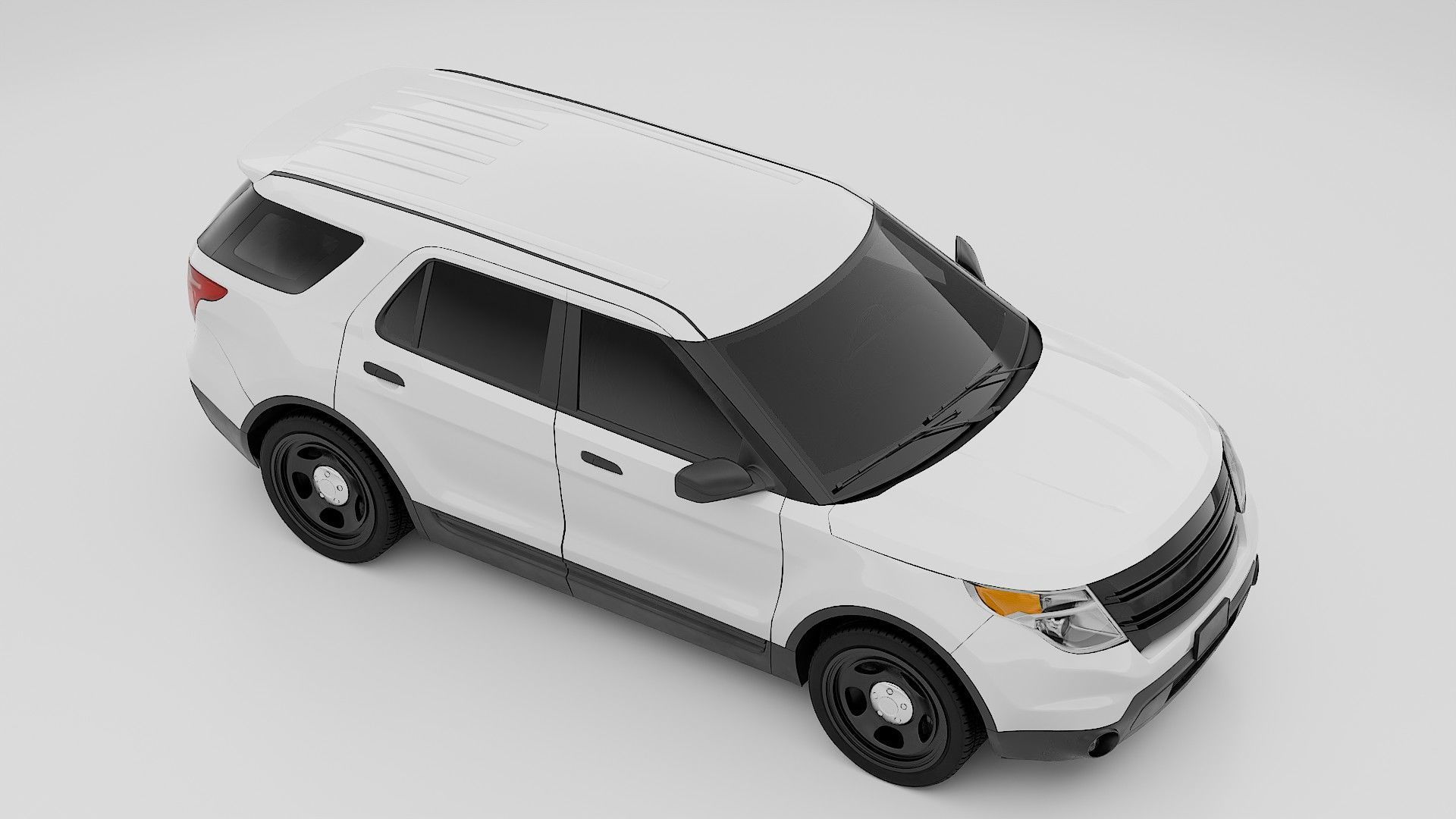 American SUV Car 3D model_10