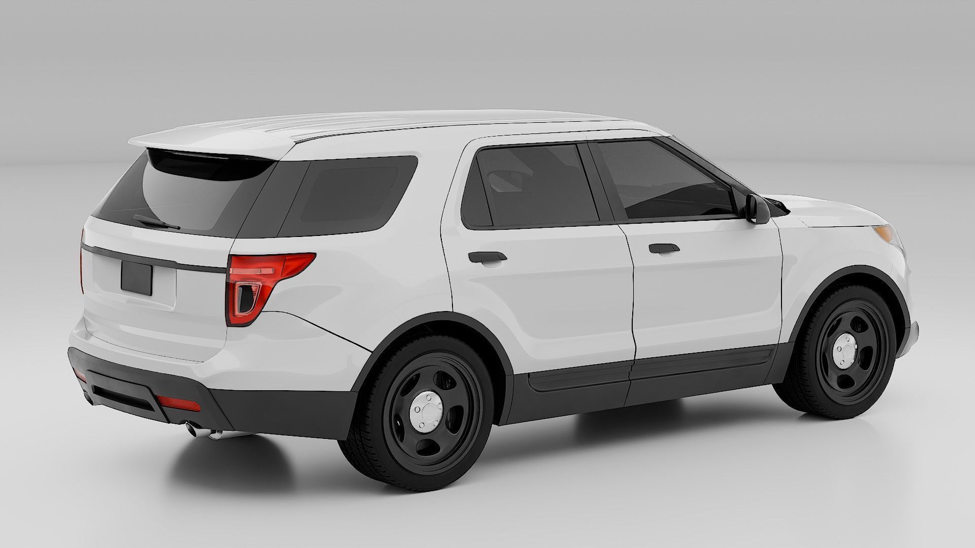American SUV Car 3D model_4