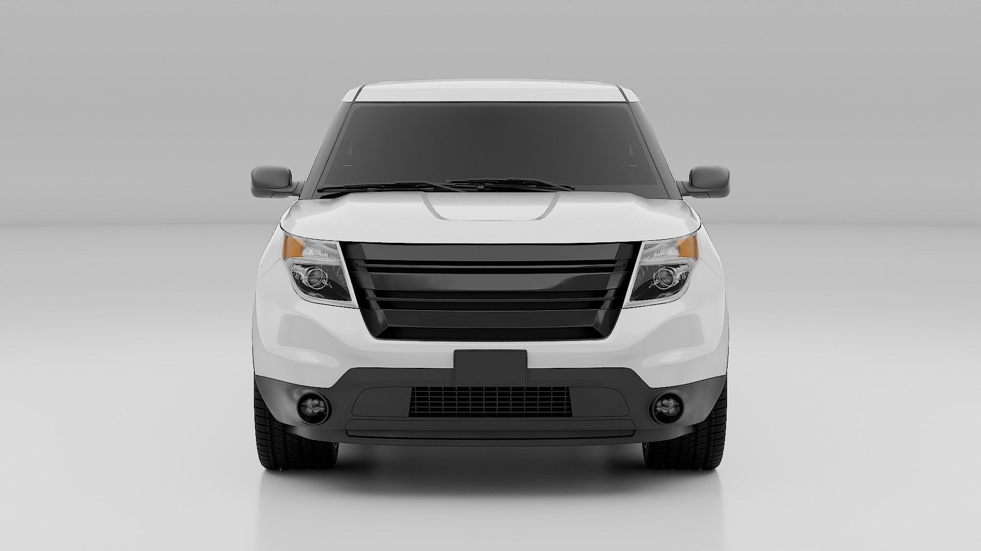 American SUV Car 3D model_5