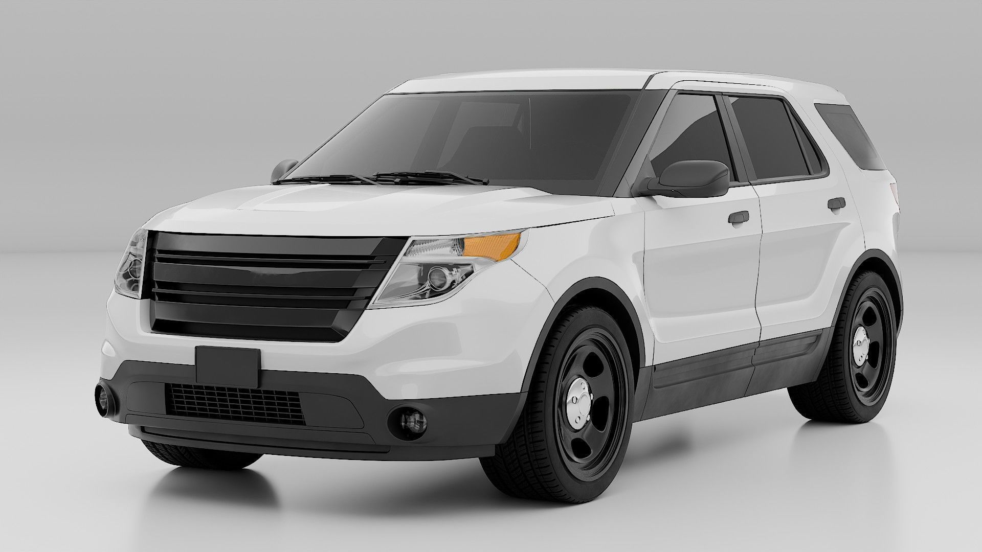 American SUV Car 3D model_3