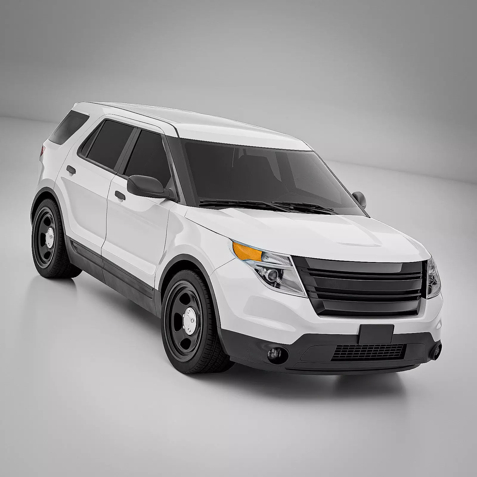 American SUV Car 3D model_0