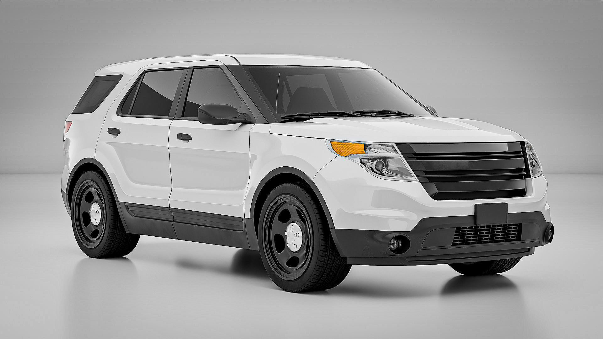 American SUV Car 3D model_1