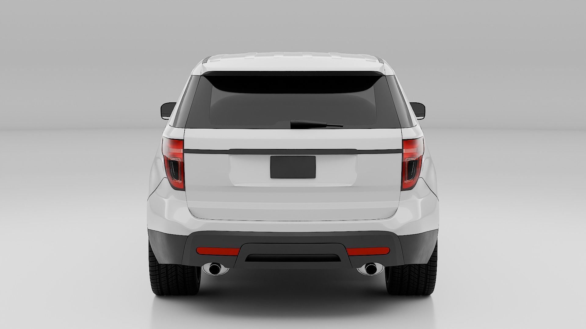 American SUV Car 3D model_7