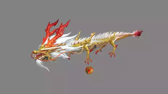 Old Golden Dragon - Loong king
