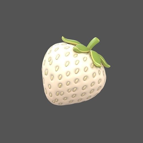 Strawberry v1 003 Low-poly 3D model