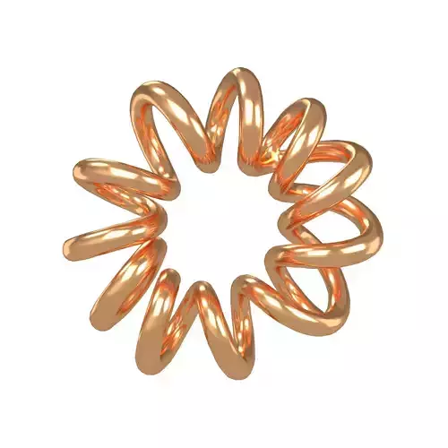 Abstract Coil Shape v1 006