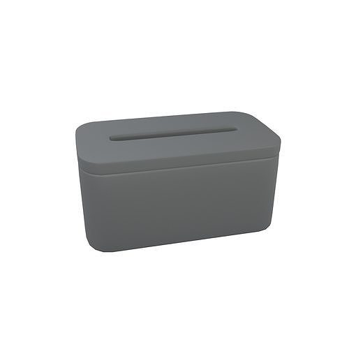 Tissue Box v1 003 Low-poly 3D model