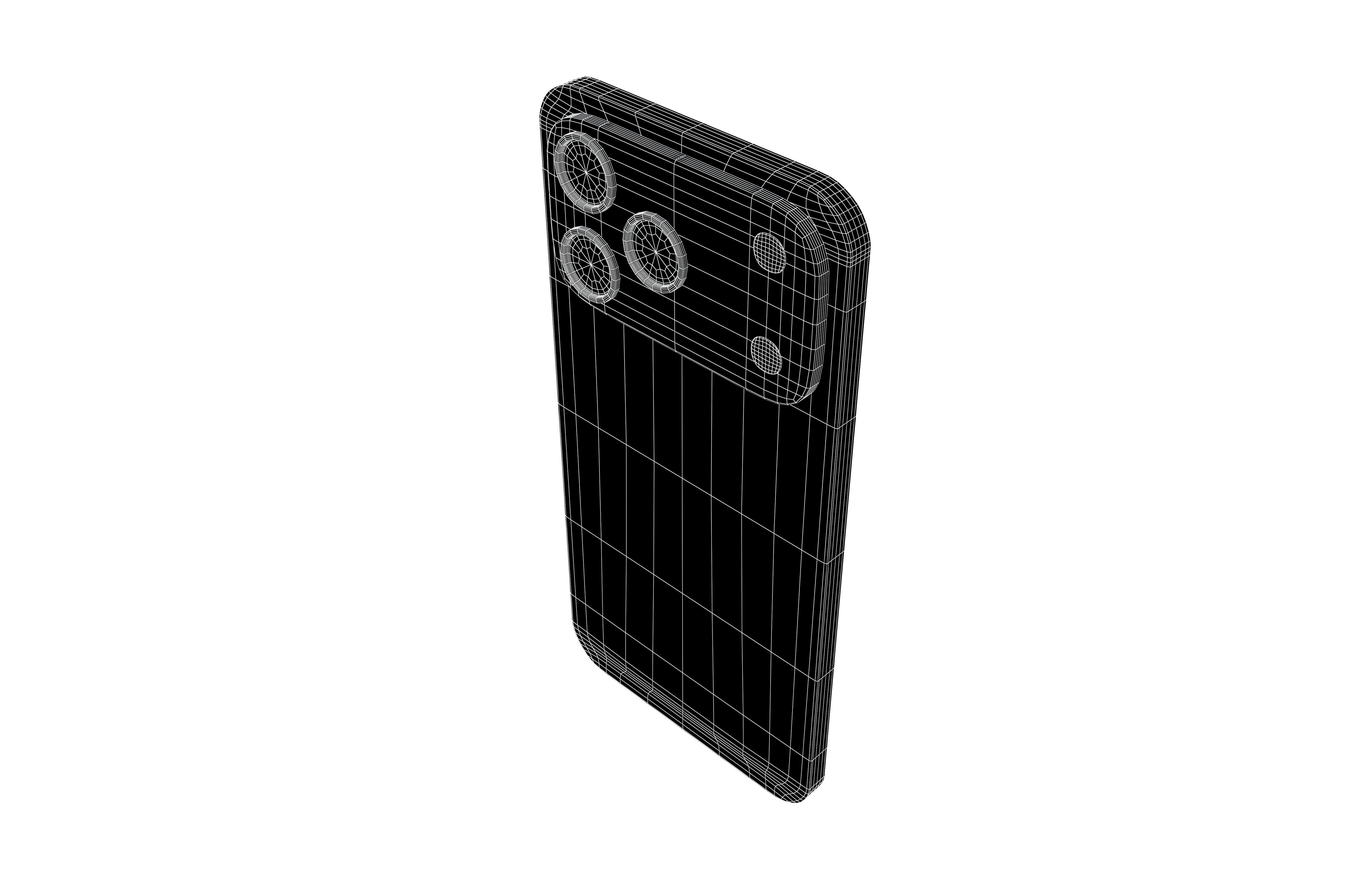 Cartoon Smartphone v1 001 Low-poly 3D model_6