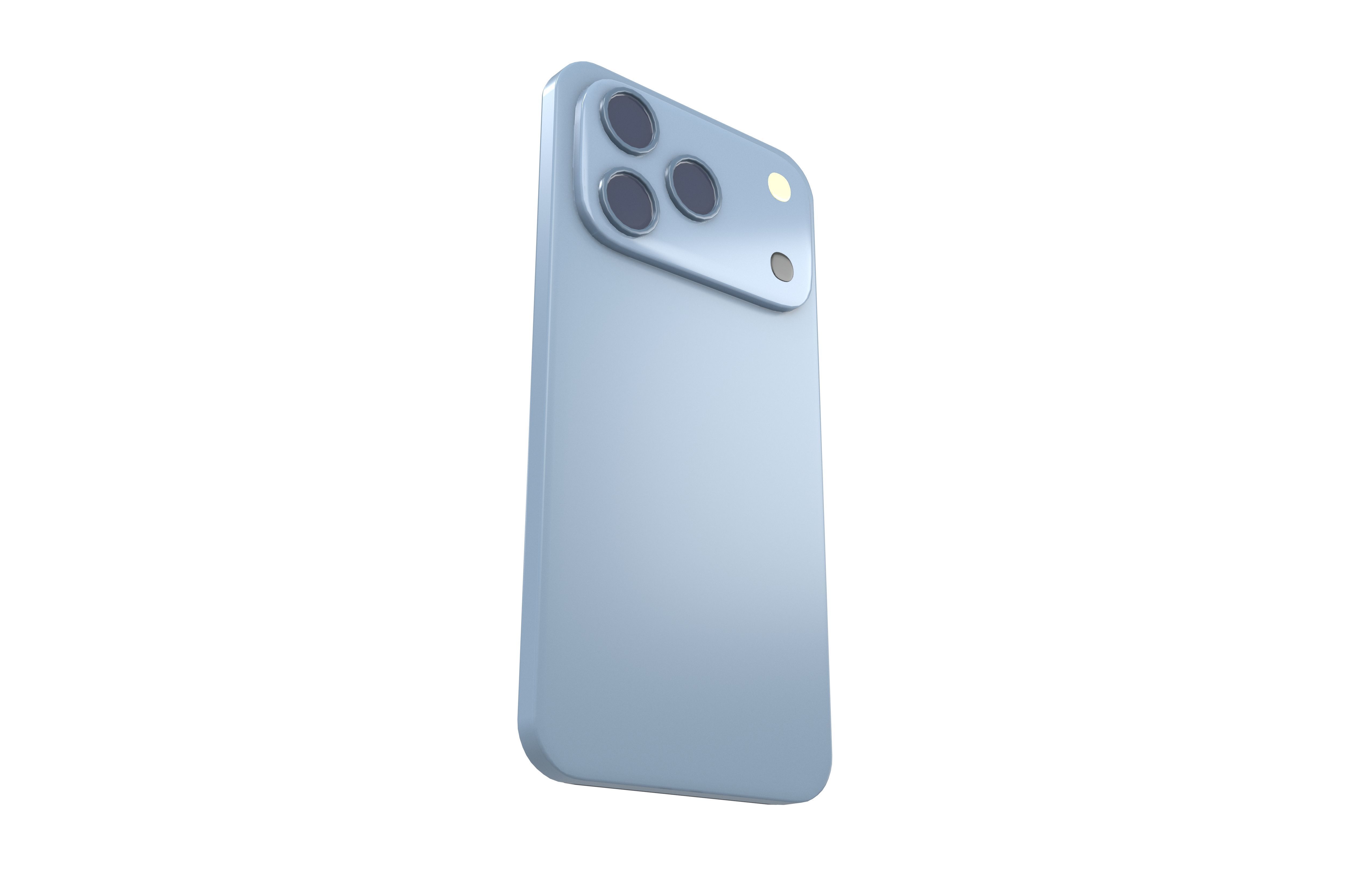 Cartoon Smartphone v1 003 Low-poly 3D model_3