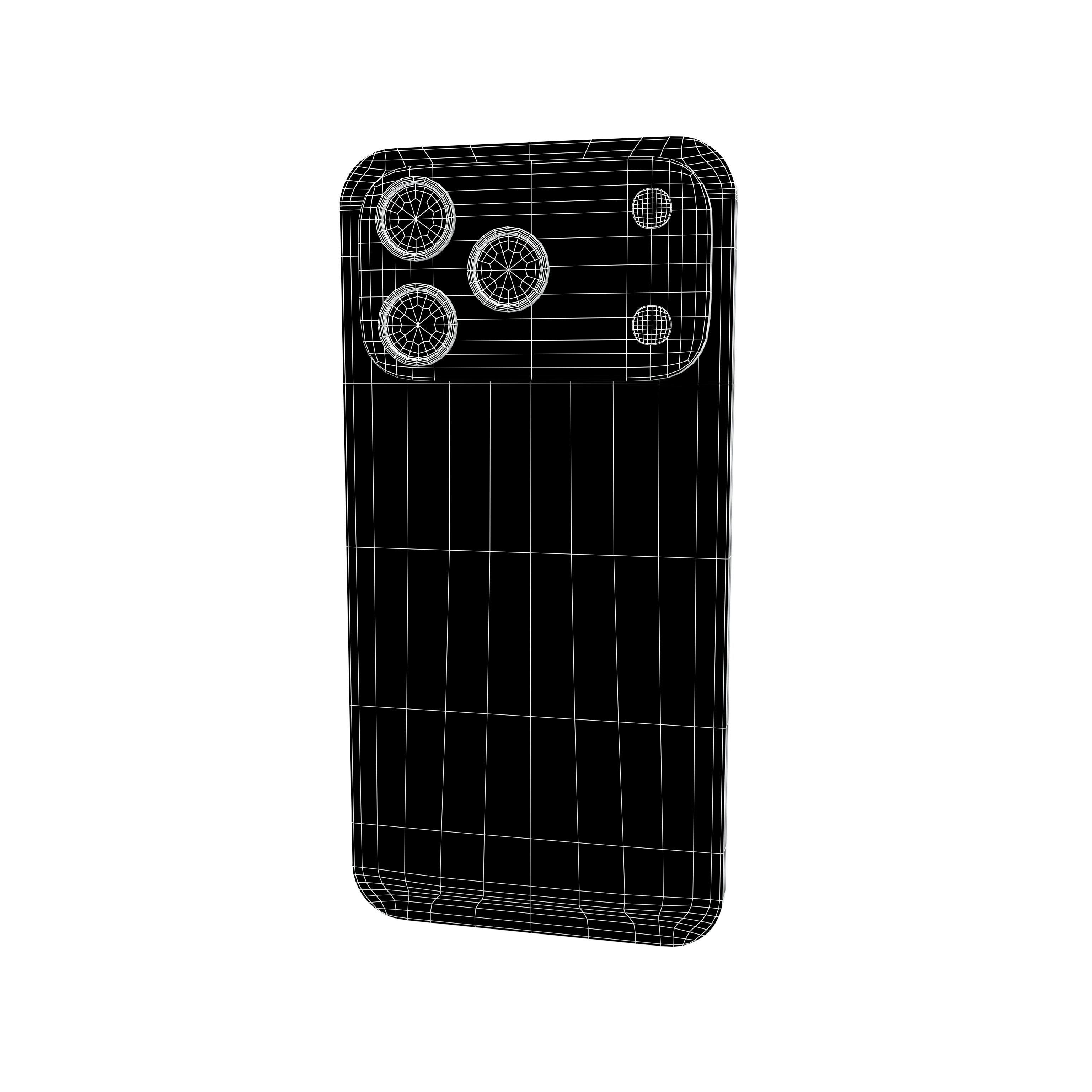 Cartoon Smartphone v1 004 Low-poly 3D model_4