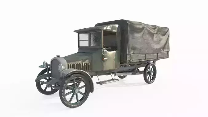Old water vehicles worn-out transport vessels 3D model