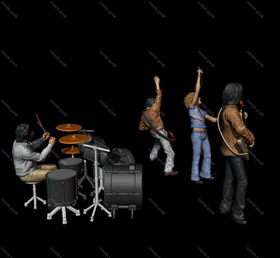 Keith Moon - The Who 3D printing 3D print model_15