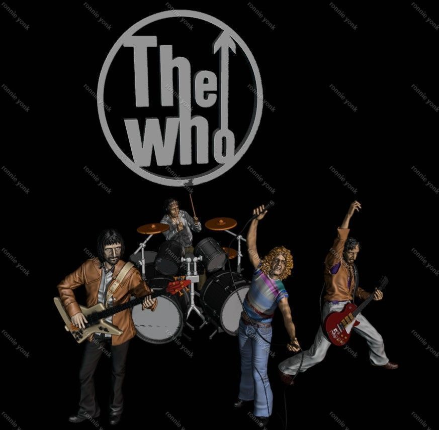 Keith Moon - The Who 3D printing 3D print model_3
