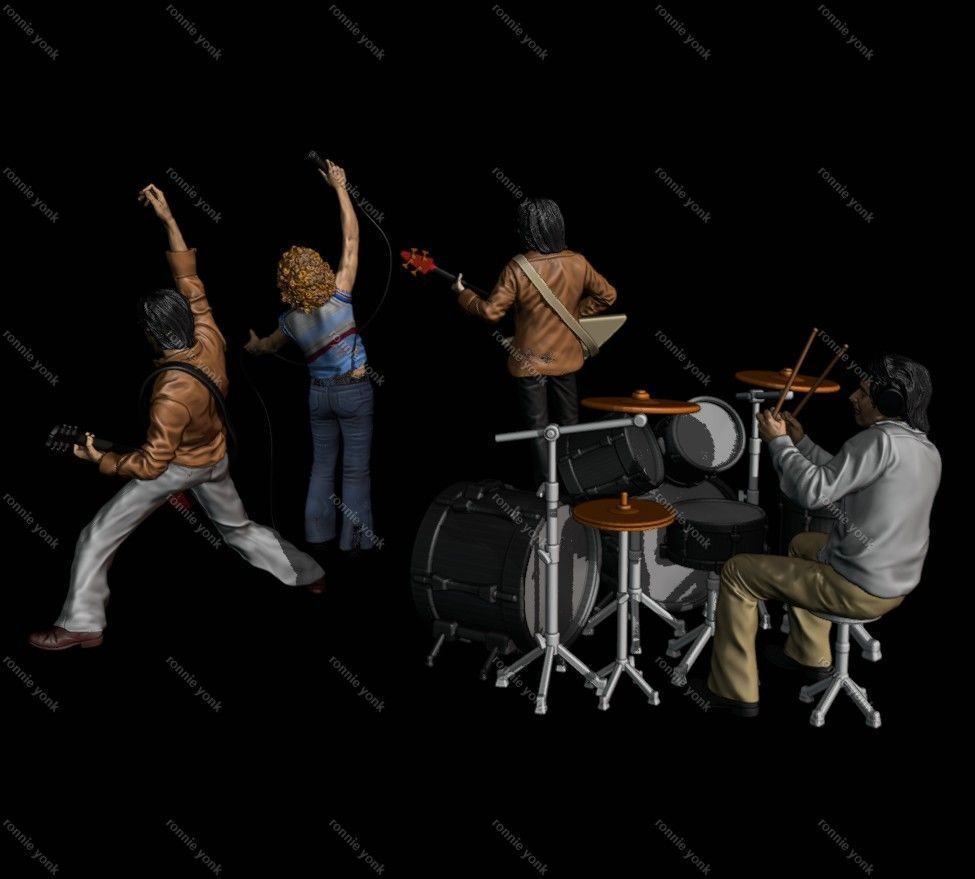 Keith Moon - The Who 3D printing 3D print model_16