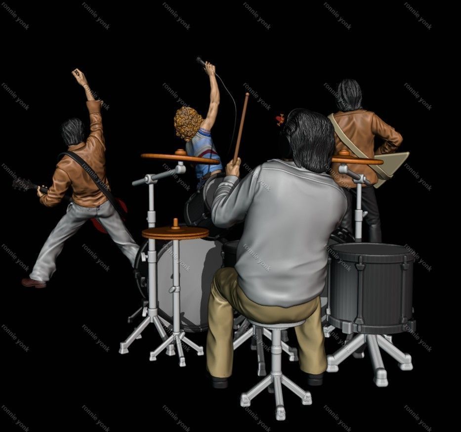 Keith Moon - The Who 3D printing 3D print model_21
