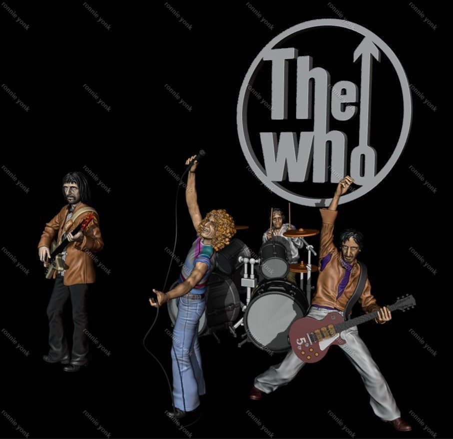 Keith Moon - The Who 3D printing 3D print model_5