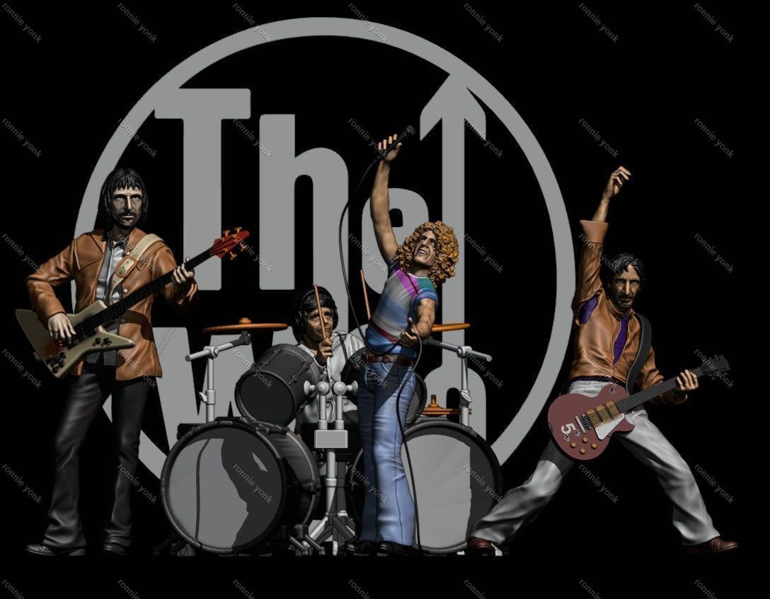 Keith Moon - The Who 3D printing 3D print model_18