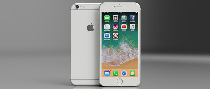 iPhone 6 Plus 3D print model