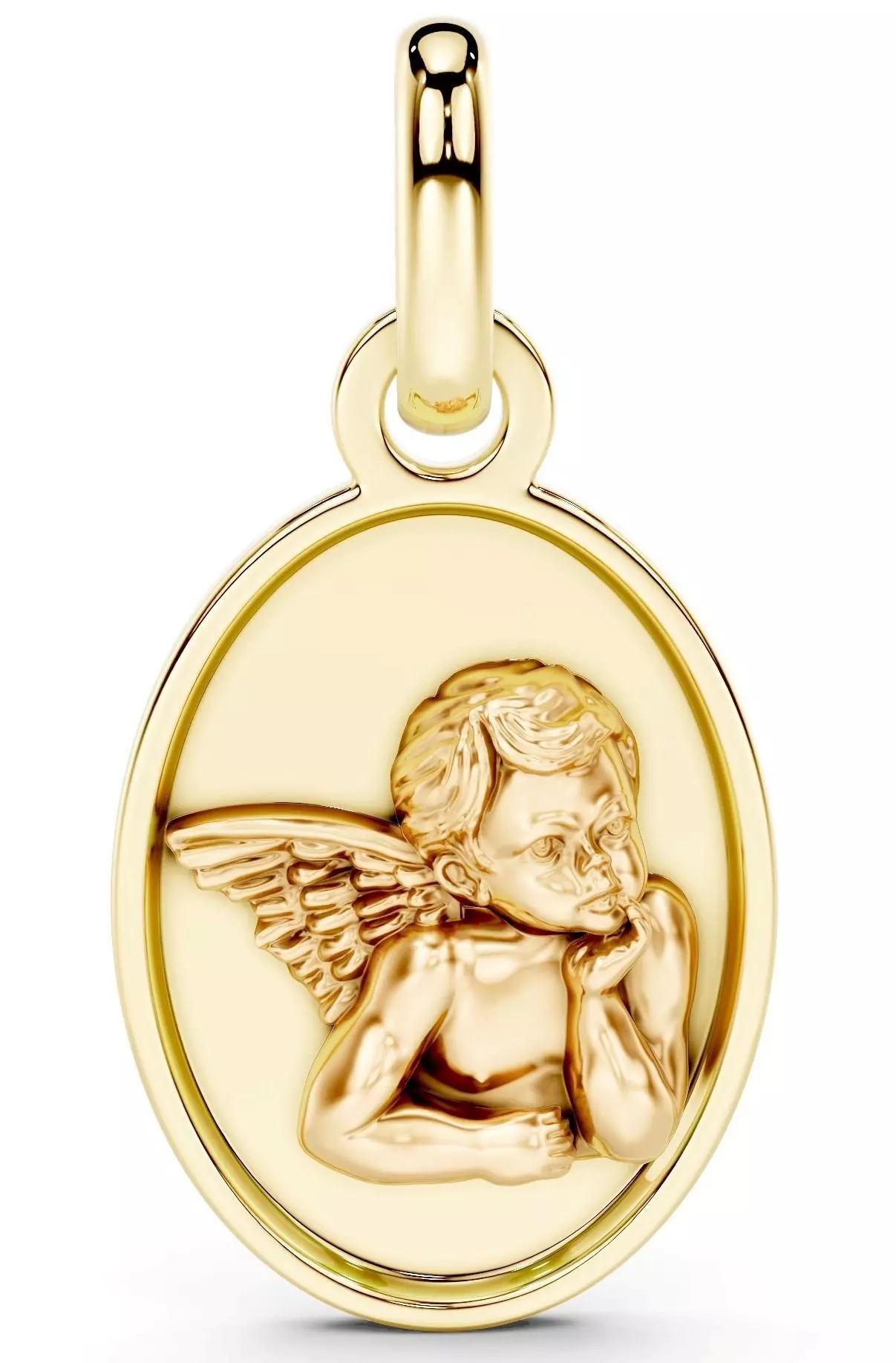 baby angel pendant 3D print model 3D print model_0
