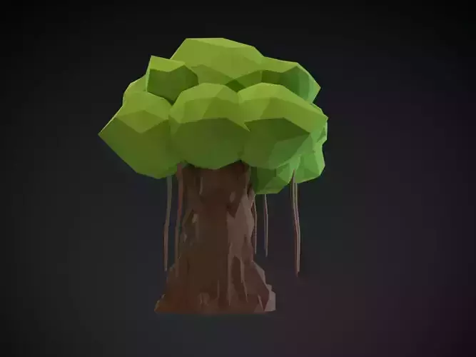 Tree Model 004 Low-poly 3D model