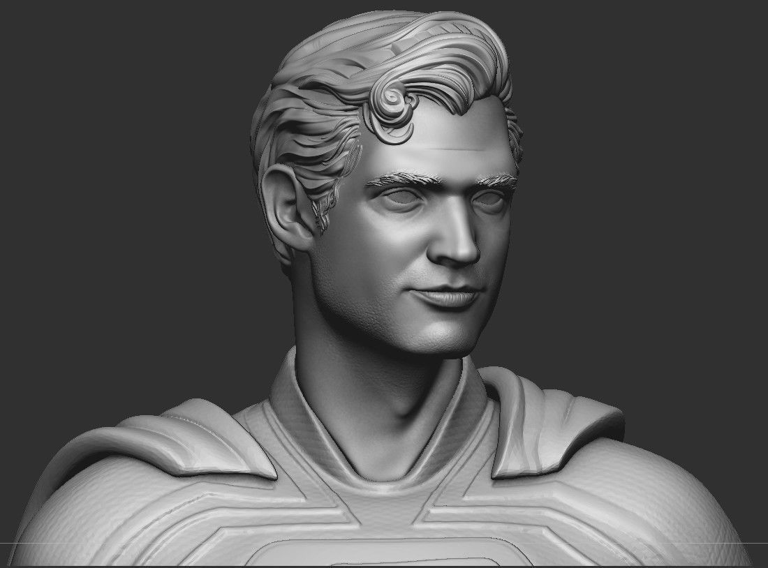 Superman 2025 fan art Half Body 3D print model_1