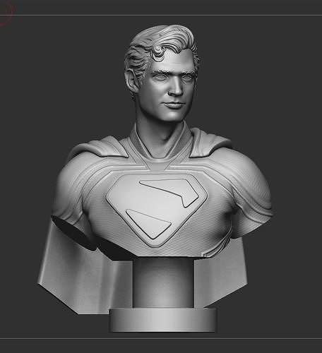 Superman 2025 fan art Half Body 3D print model