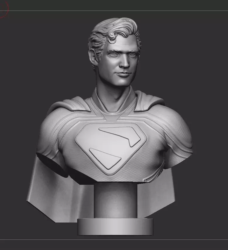 Superman 2025 fan art Half Body 3D print model_0