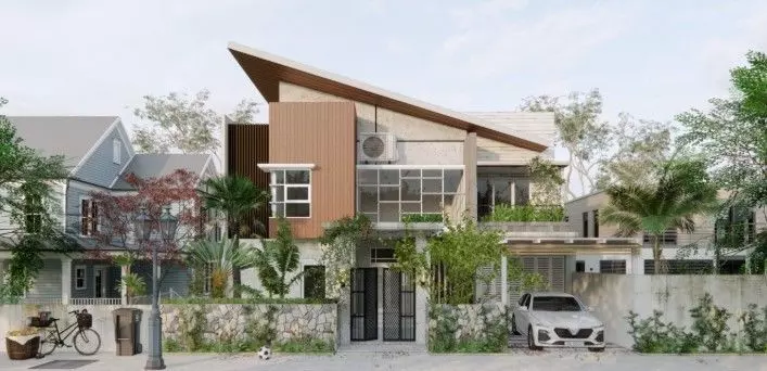 Exterior Villa Model  3D model_0