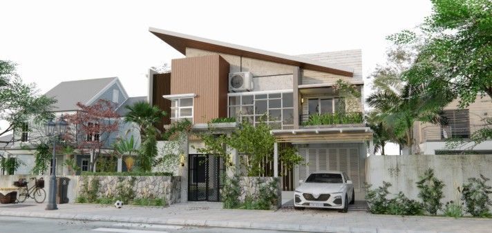 Exterior Villa Model  3D model_16