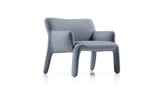 MOLTENI C Glove Up Armchair 3D model