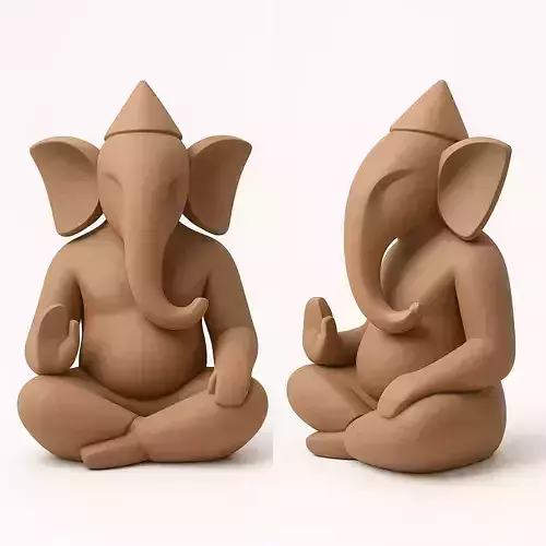 Minimalist Lord Ganesh 3D Printable Model