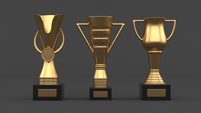 Trophy Cups 3D model