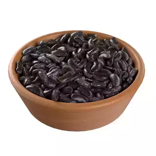 Black kidney beans bowl 