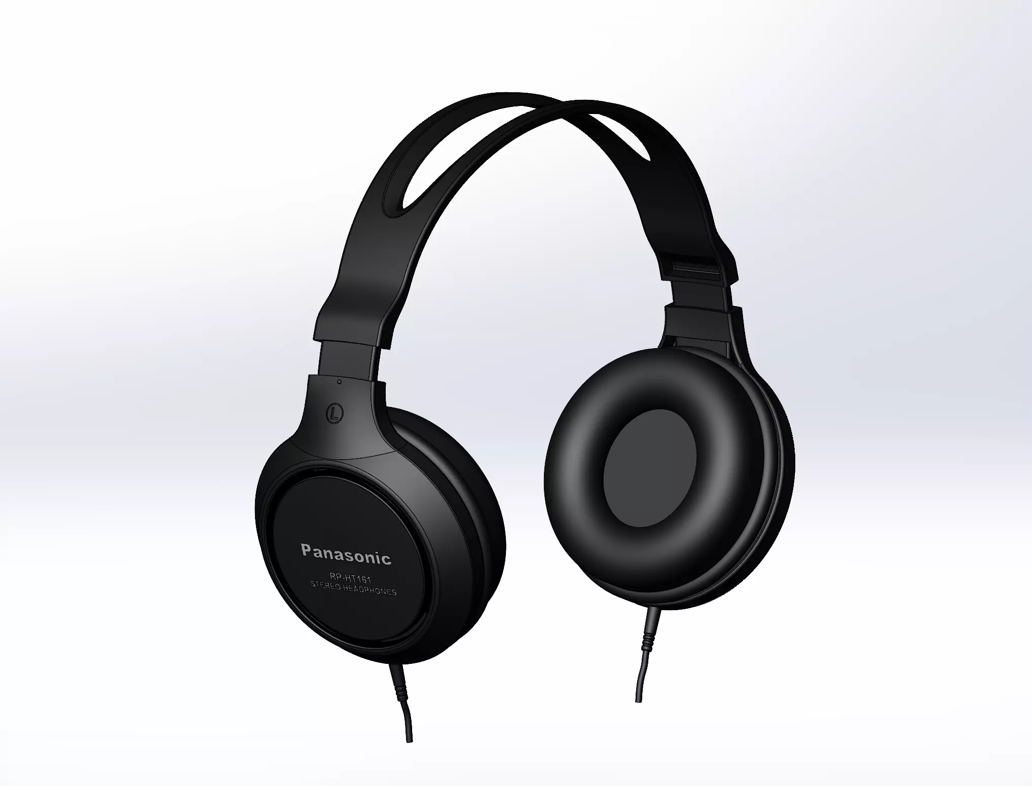 A realistic headphone printing model 3D print model