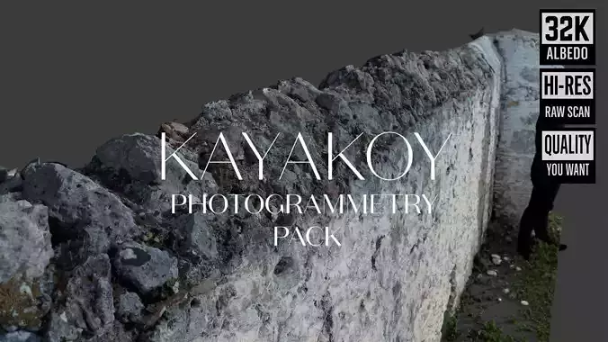 Abandoned House Ruined Part Scan - Fence Top 01