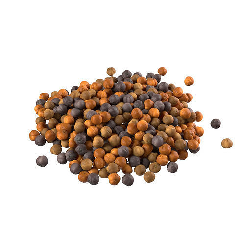 Mustard seed pile   Low-poly 3D model
