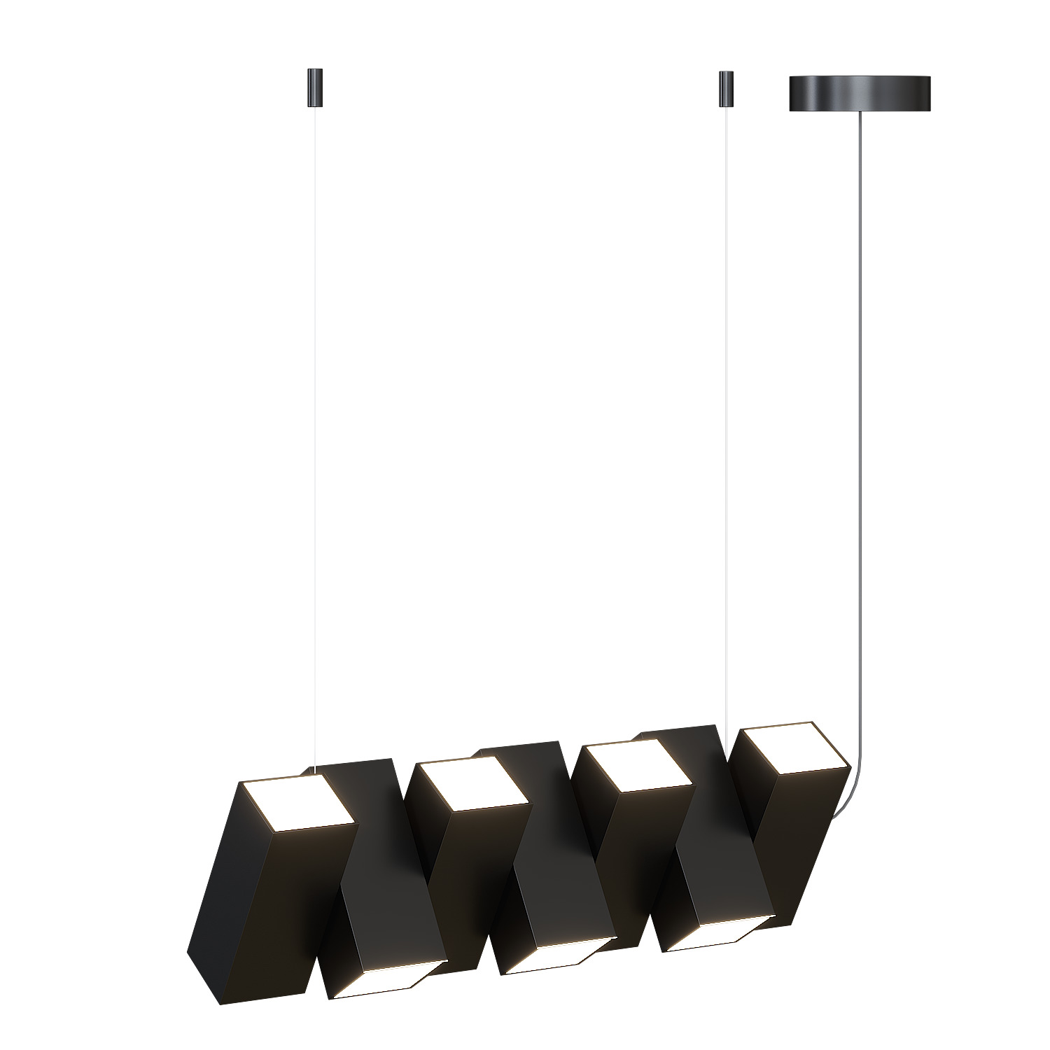 Domino Ceiling Lamp 3D model_1