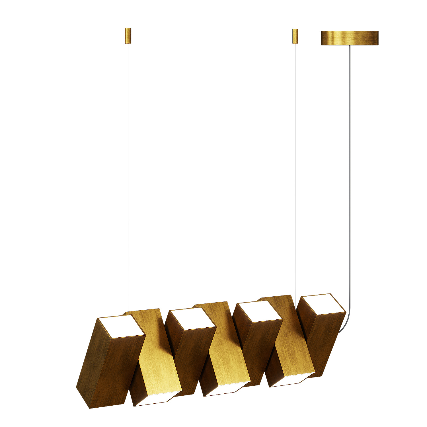 Domino Ceiling Lamp 3D model_2