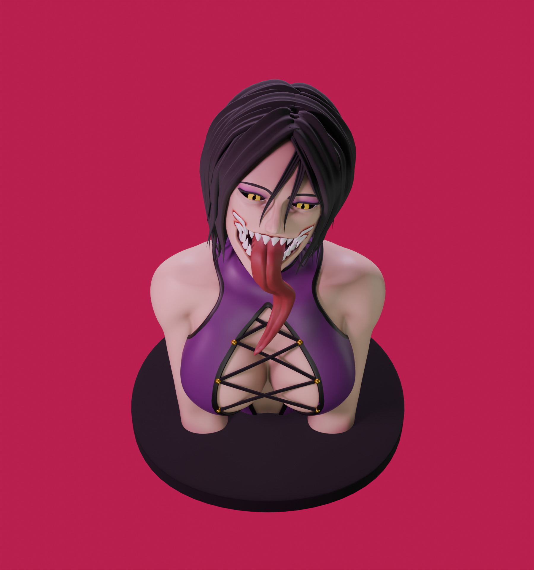Mortal Kombat Mileena - SFW and NSFW model Free 3D print model_4
