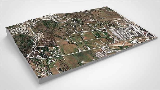 Mount Panorama Motor Racing Circuit Australia 3D model