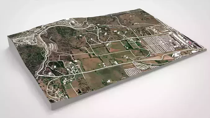 Mount Panorama Motor Racing Circuit Australia 3D model