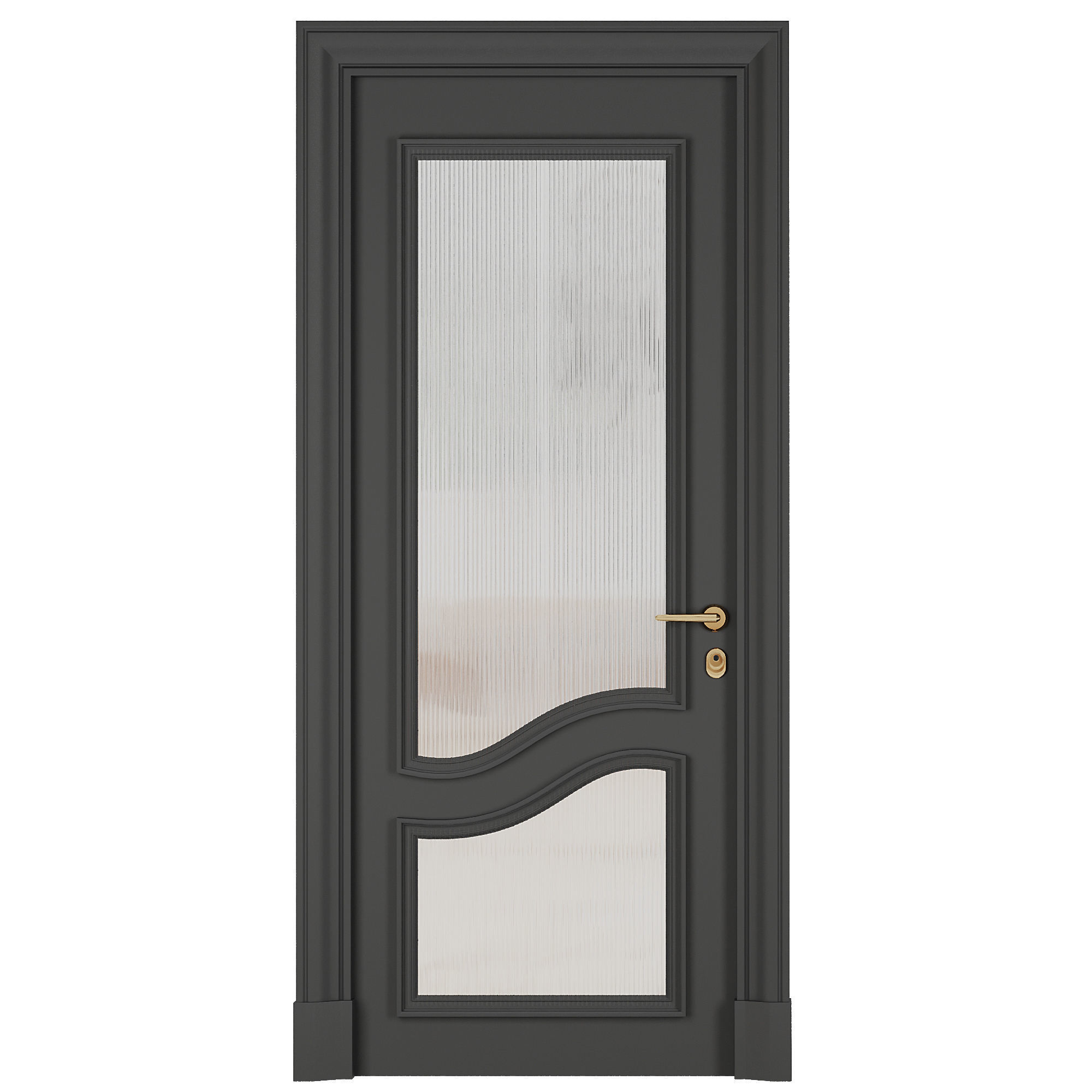Entrance door set240 3D model_2