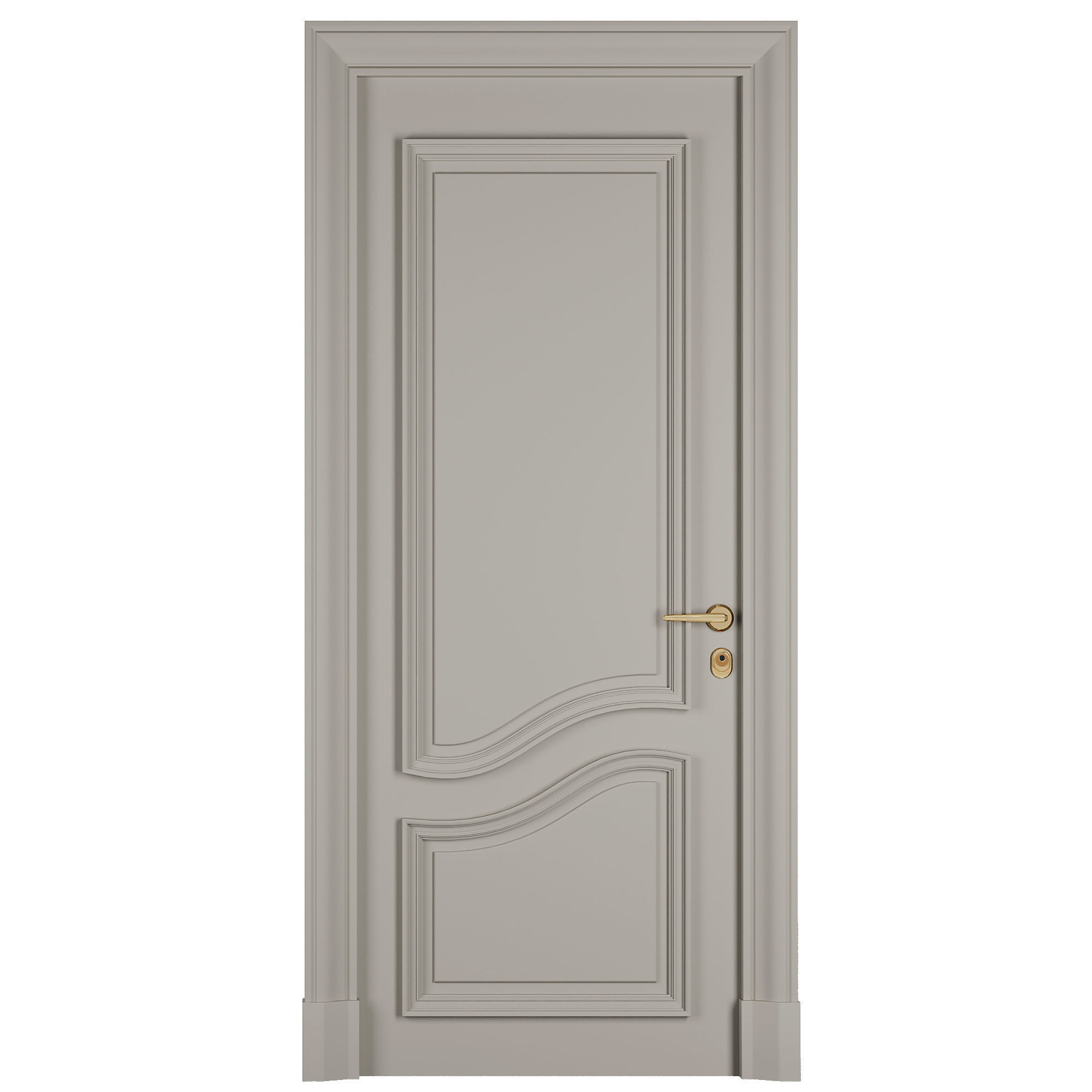 Entrance door set240 3D model_1