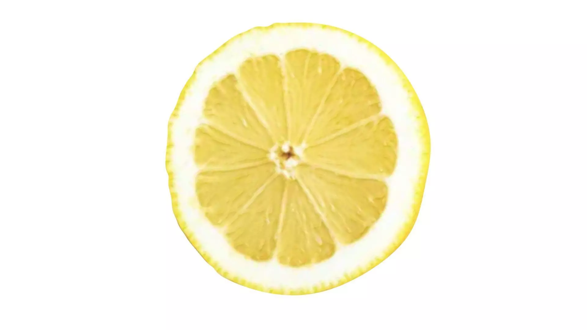 Sliced Lemon 3D model_9