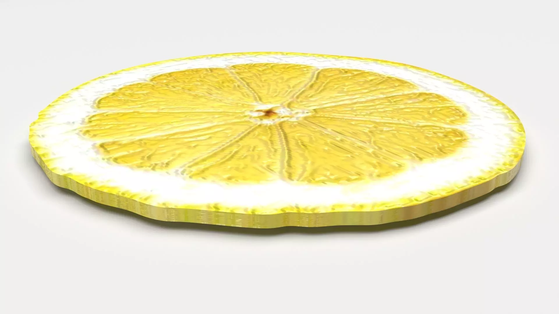 Sliced Lemon 3D model_5