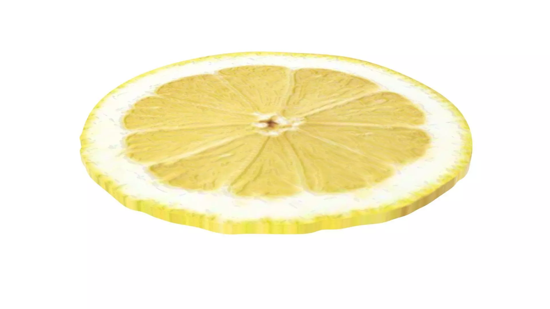 Sliced Lemon 3D model_13