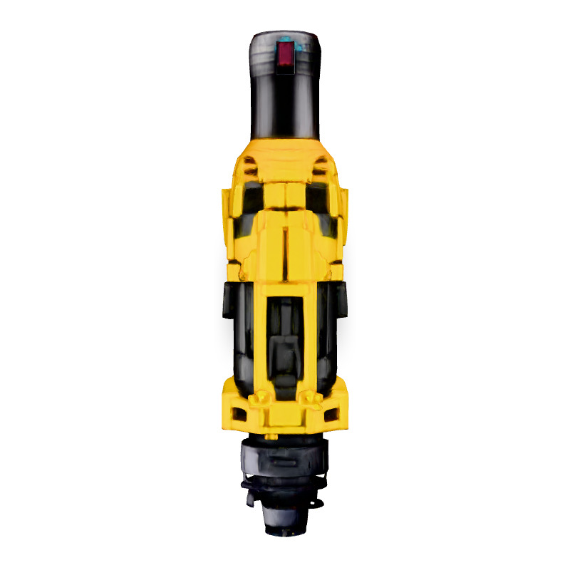 SciFi Cordless Drill Low-poly 3D model_7