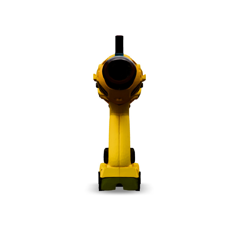 SciFi Cordless Drill Low-poly 3D model_6
