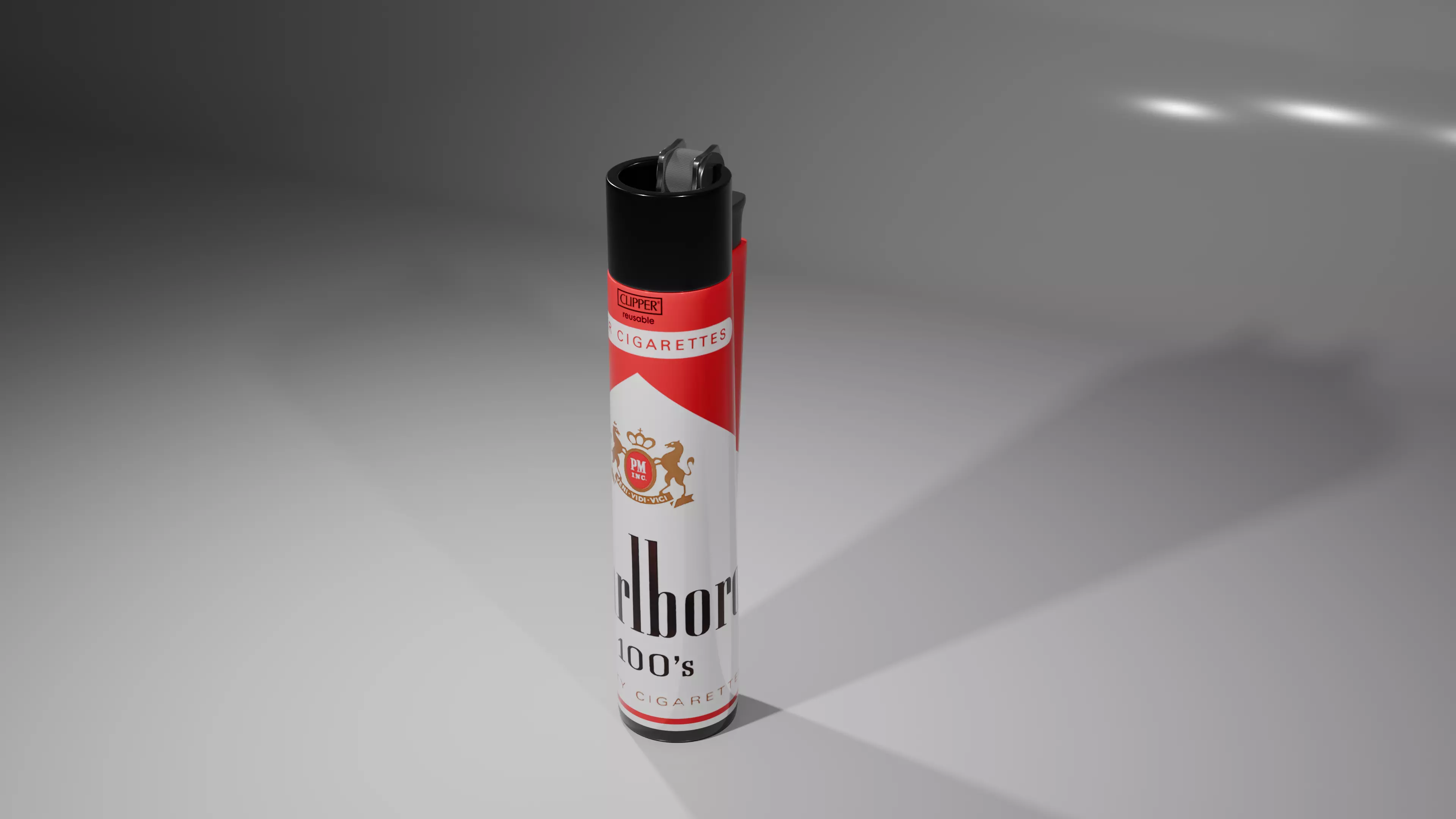 Clipper Lighter 3D Model - 9 Textures - Game Asset 3D model