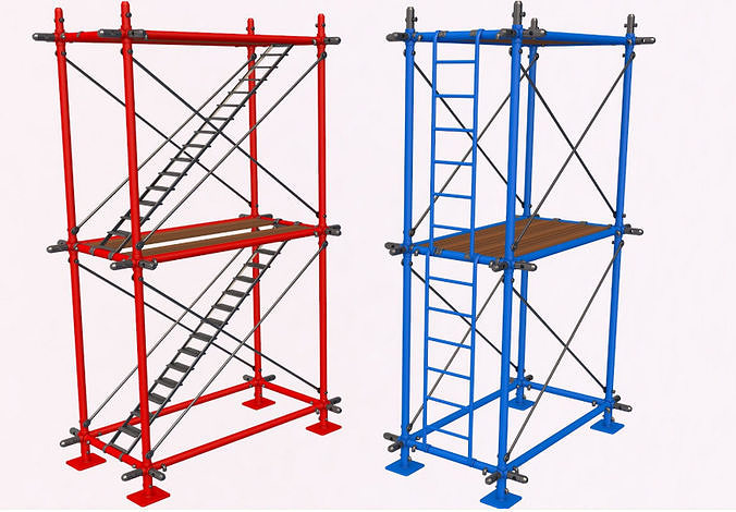 Scaffolding Collection 3D model